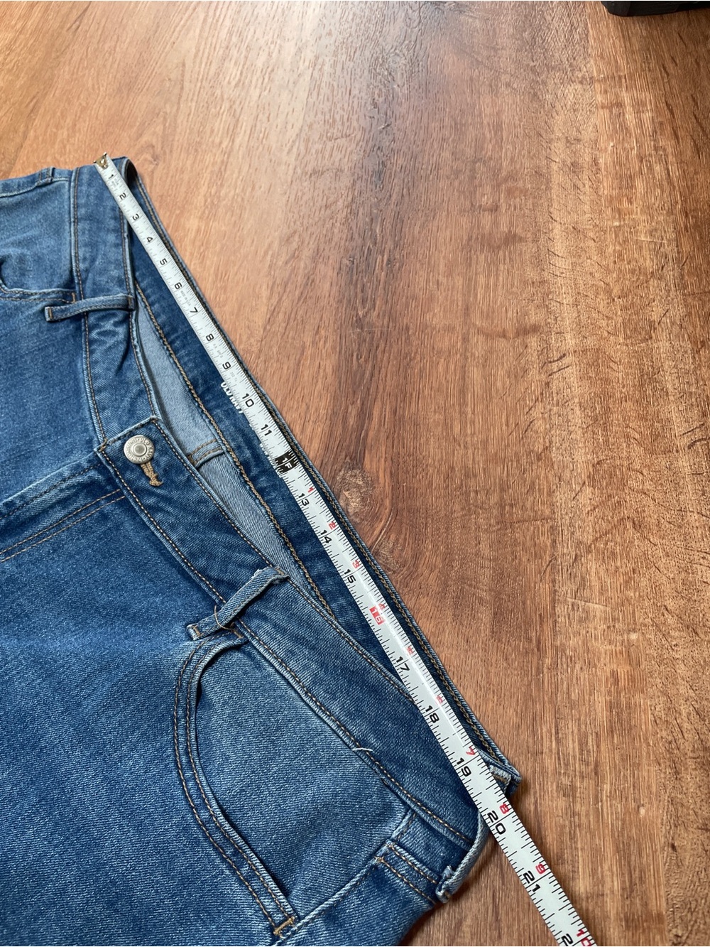 Old Navy Womens High Rise Wide Leg Jeans Blue Size 20 Wow Stretchy - Picture 5 of 7